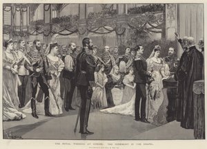 Le mariage royal à Cobourg, la cérémonie dans la chapelle